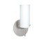 Besa Lighting Copa 3 Mini Sconce, Opal Matte, Satin Nickel Finish, 1x5W LED 1SW-440307-LED-SN - alternate 1
